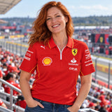 Tricou polo de echipă Scuderia Ferrari F1 PRO – roșu – fotografie ilustrativă (AI)