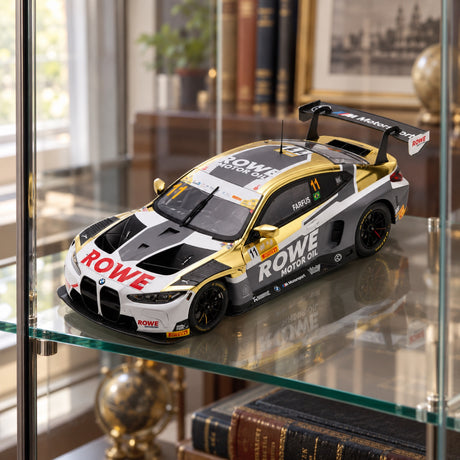 Machetă BMW M4 GT3 FIA GT Macau 2023 1:18 No. 11 – Spark – fotografie ilustrativă (AI)