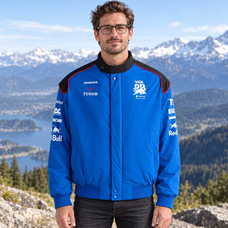 Visa Cash App RB Team Jacket with Sponsor Logos – illustrative photo (AI)