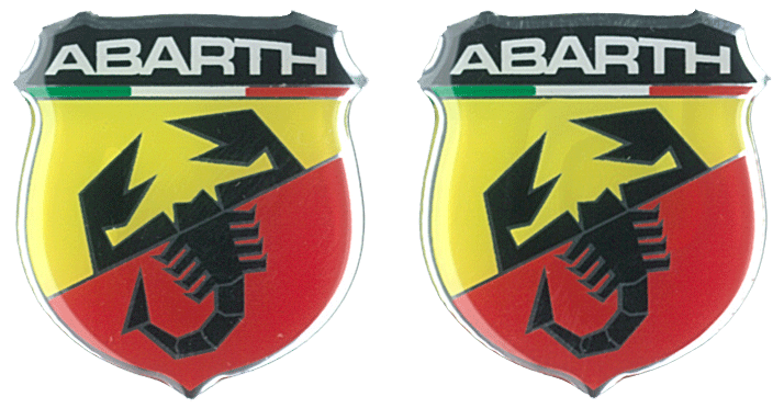 Autocolante 3D Abarth