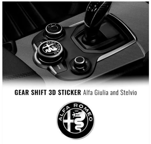 Alfa Romeo samolepka Gear shift 51 mm