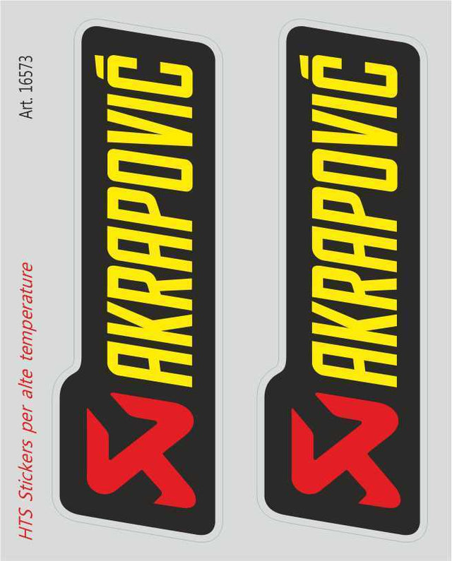 Akrapovič HTS stickers