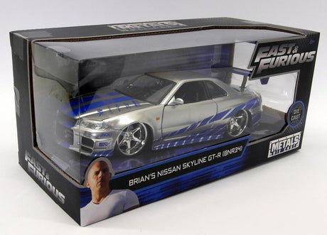 Machetă Fast & Furious Nissan Skyline R34 2002