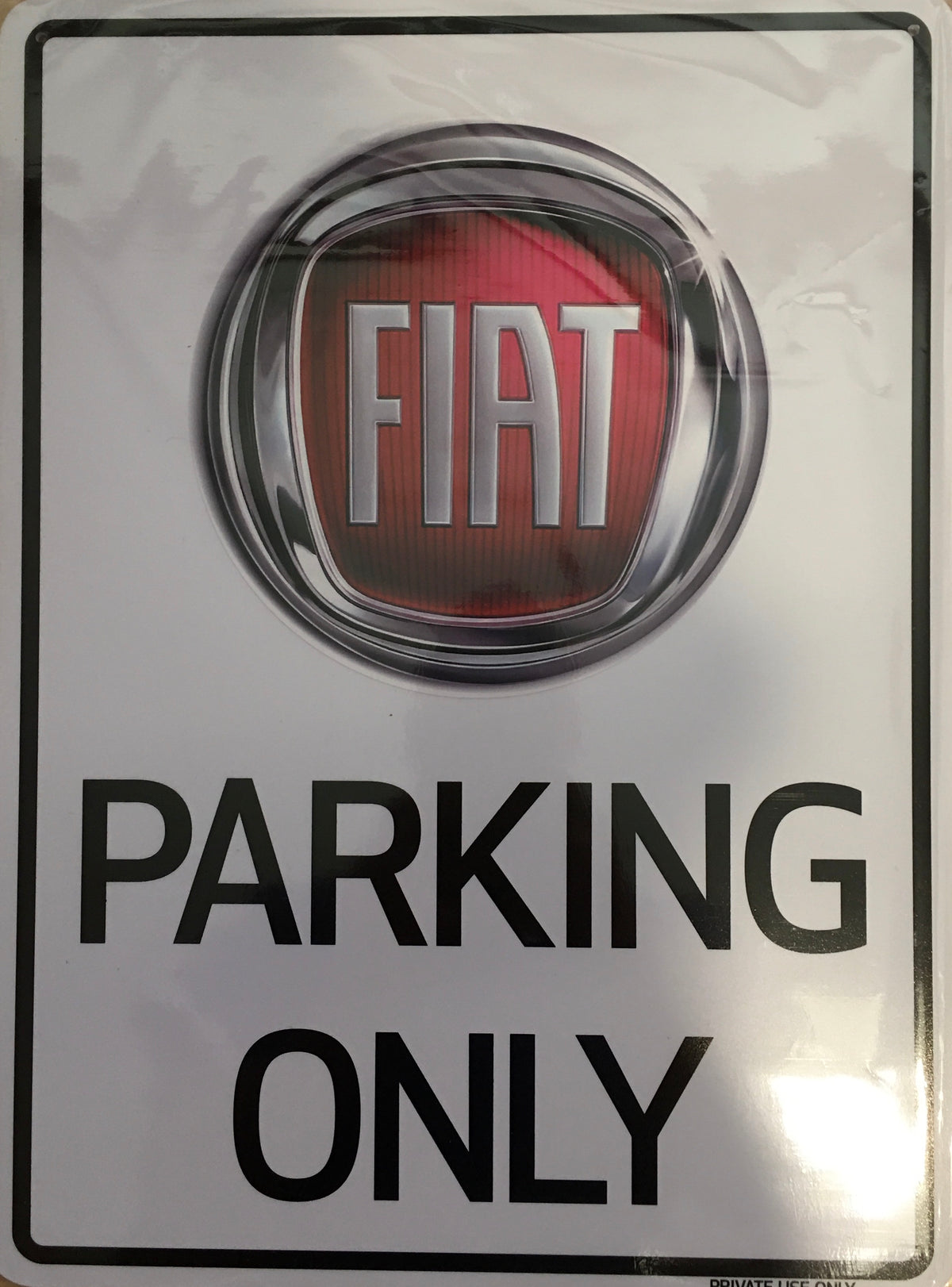 Plăcuță Fiat PARKING ONLY