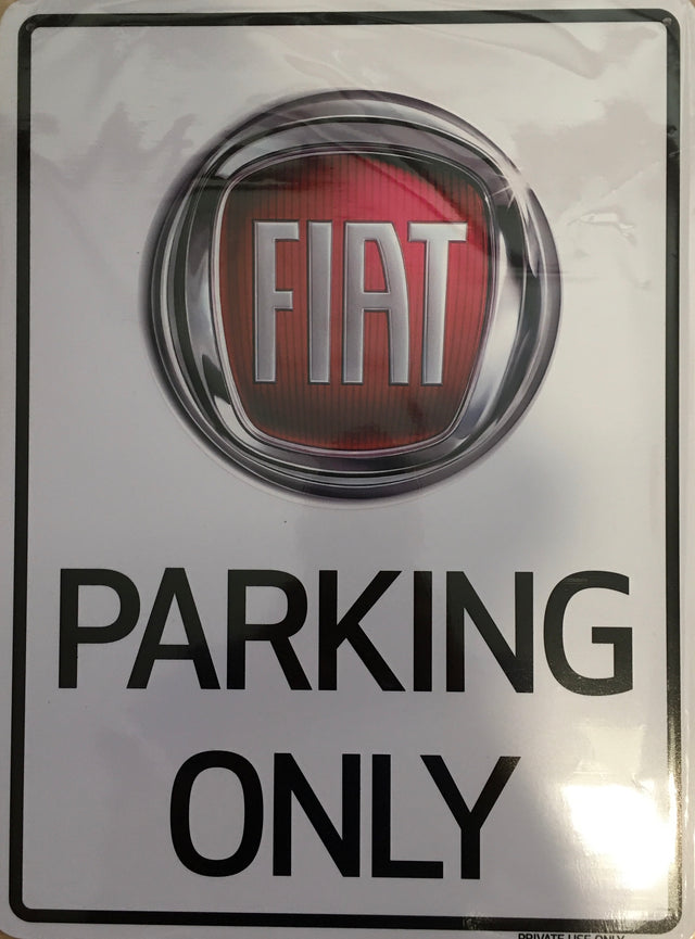 Plăcuță Fiat PARKING ONLY