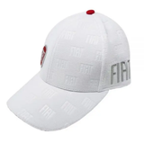 Șapcă Fiat cu model de logo în relief – albă