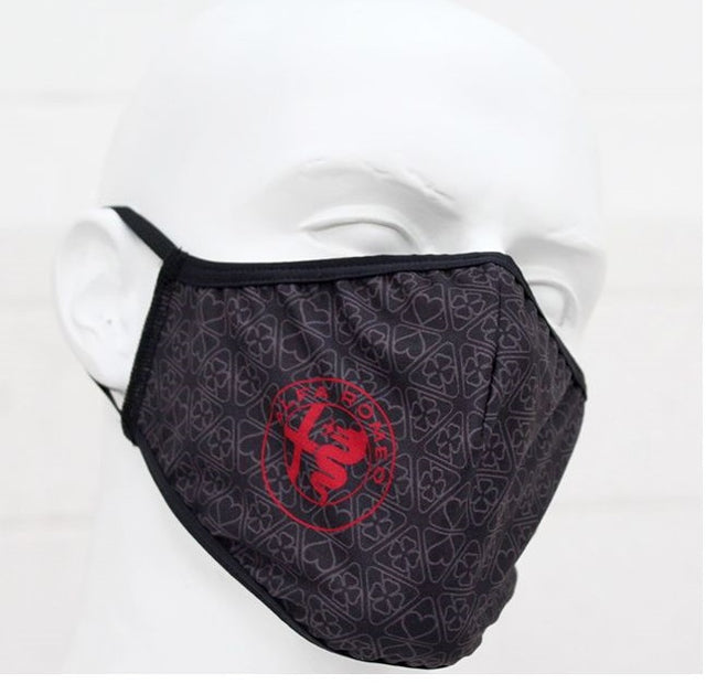 Alfa Romeo QV face mask grey – official product
