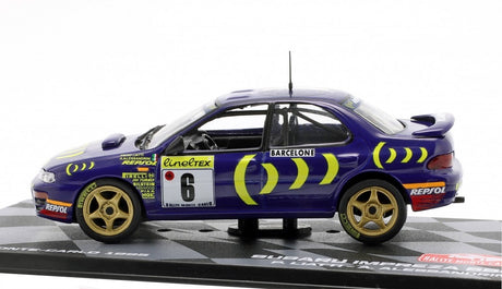 Machetă Subaru Impreza 555 Rally Monte Carlo 1995 P. Liatti – A. Alessandrini