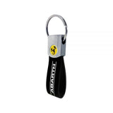 Abarth BAND keyring black with scorpion logo