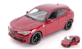 Machetă Alfa Romeo Stelvio Q4 Quadrifoglio 1:24 roșie