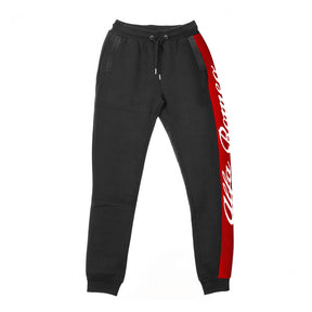 Pantaloni de trening Alfa Romeo cu logo AR gri închis