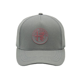 Alfa Romeo logo cap grey