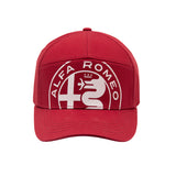 Șapcă Alfa Romeo cu logo mare, roșie