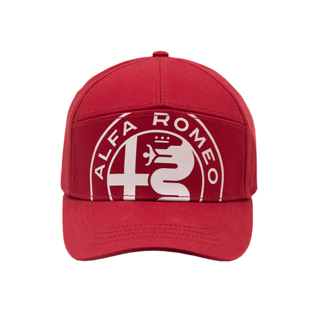 Șapcă Alfa Romeo cu logo mare, roșie