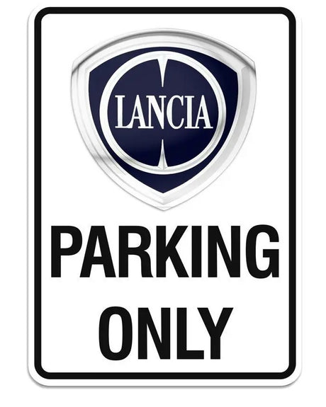 Plăcuță Lancia PARKING ONLY
