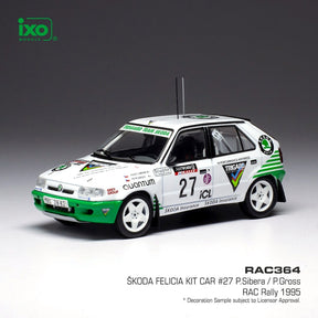 IXO Škoda Felicia Kit Car N. 27 RAC Rally 1995 model