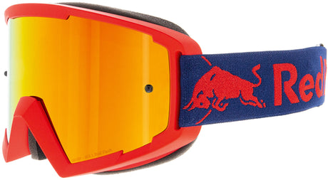Ochelari de motocros Red Bull Spect WHIP roșii cu lentilă portocalie
