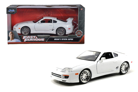 Machetă Furios și iute Toyota Supra 1995 1:24 albă