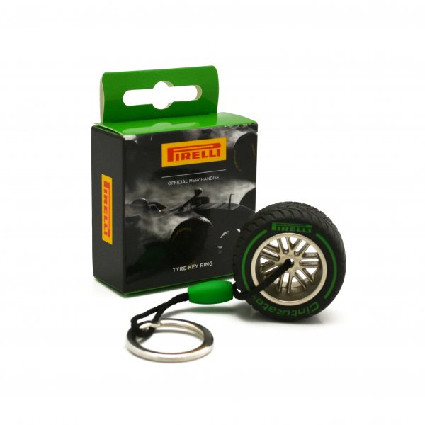 Breloc F1 Tech Pirelli TYRE 18 verde