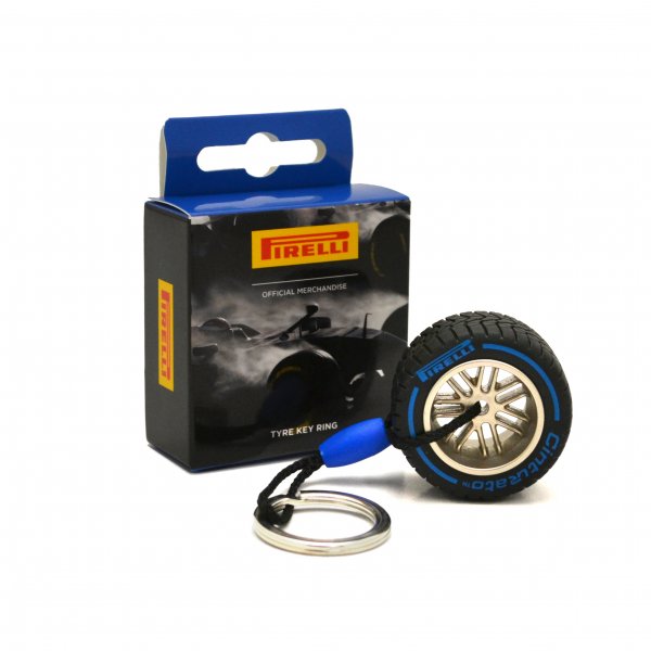 Breloc F1 Tech Pirelli TYRE 18 albastru