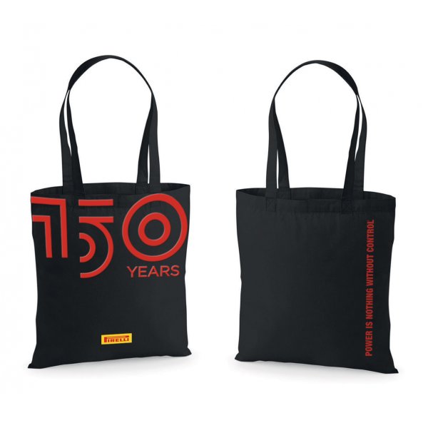 F1 Tech Pirelli shopping bag black