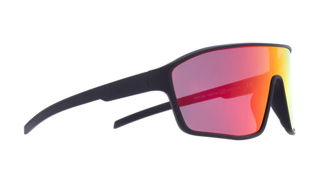 Ochelari de soare Red Bull Spect DAFT negri cu lentilă albastru-roșie