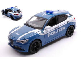 Machetă Bburago Alfa Romeo Stelvio Polizia 1:24