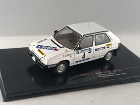 Machetă IXO Škoda Favorit 136L N.4 Rallye Valašská Zima 1989