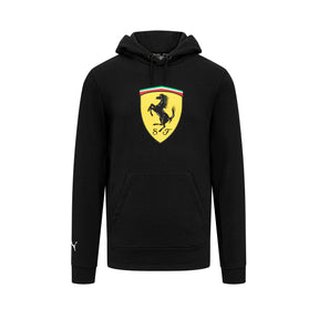 Scuderia Ferrari F1 casual sweatshirt with large logo, black