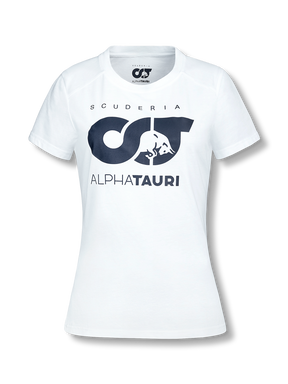 Tricou lifestyle damă Scuderia Alpha Tauri F1 alb