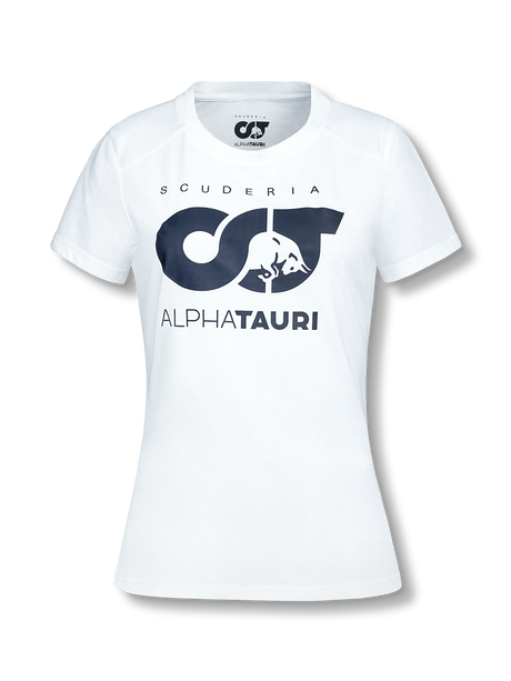Tricou lifestyle damă Scuderia Alpha Tauri F1 alb