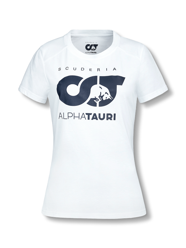 Tricou lifestyle damă Scuderia Alpha Tauri F1 alb