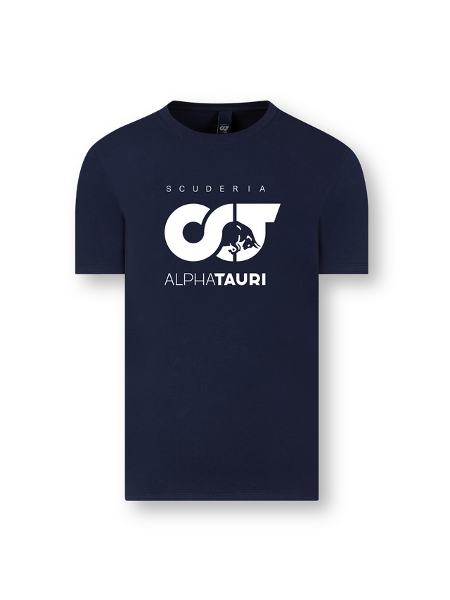 Tricou lifestyle pentru copii Scuderia Alpha Tauri F1 albastru