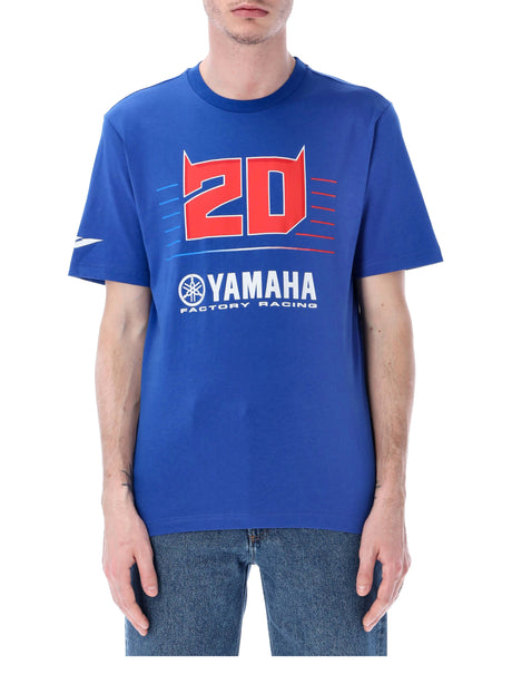 Tricou Fabio Quartararo Yamaha MotoGP Logo albastru