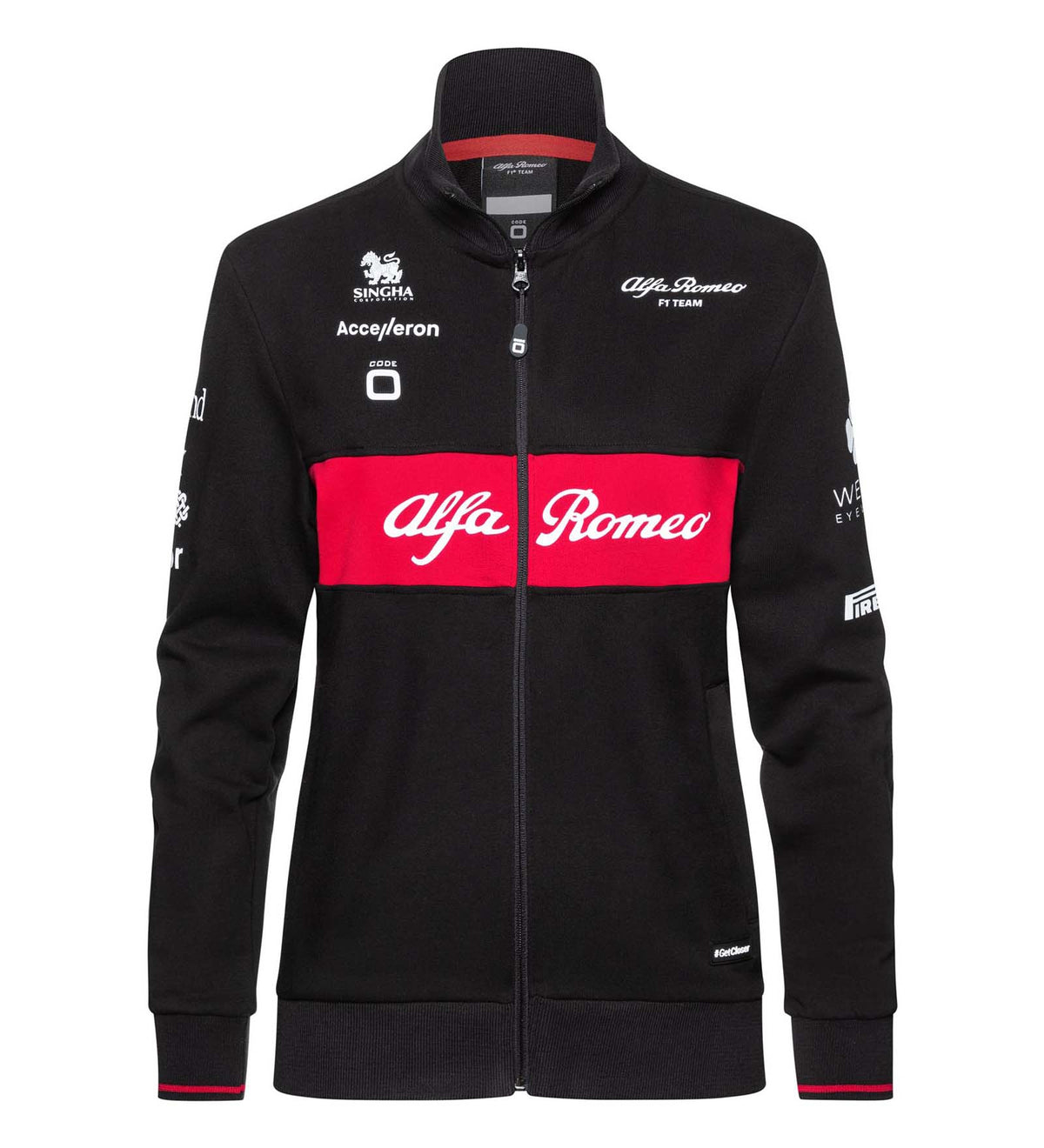 Hanorac de echipă damă Alfa Romeo F1 Team negru