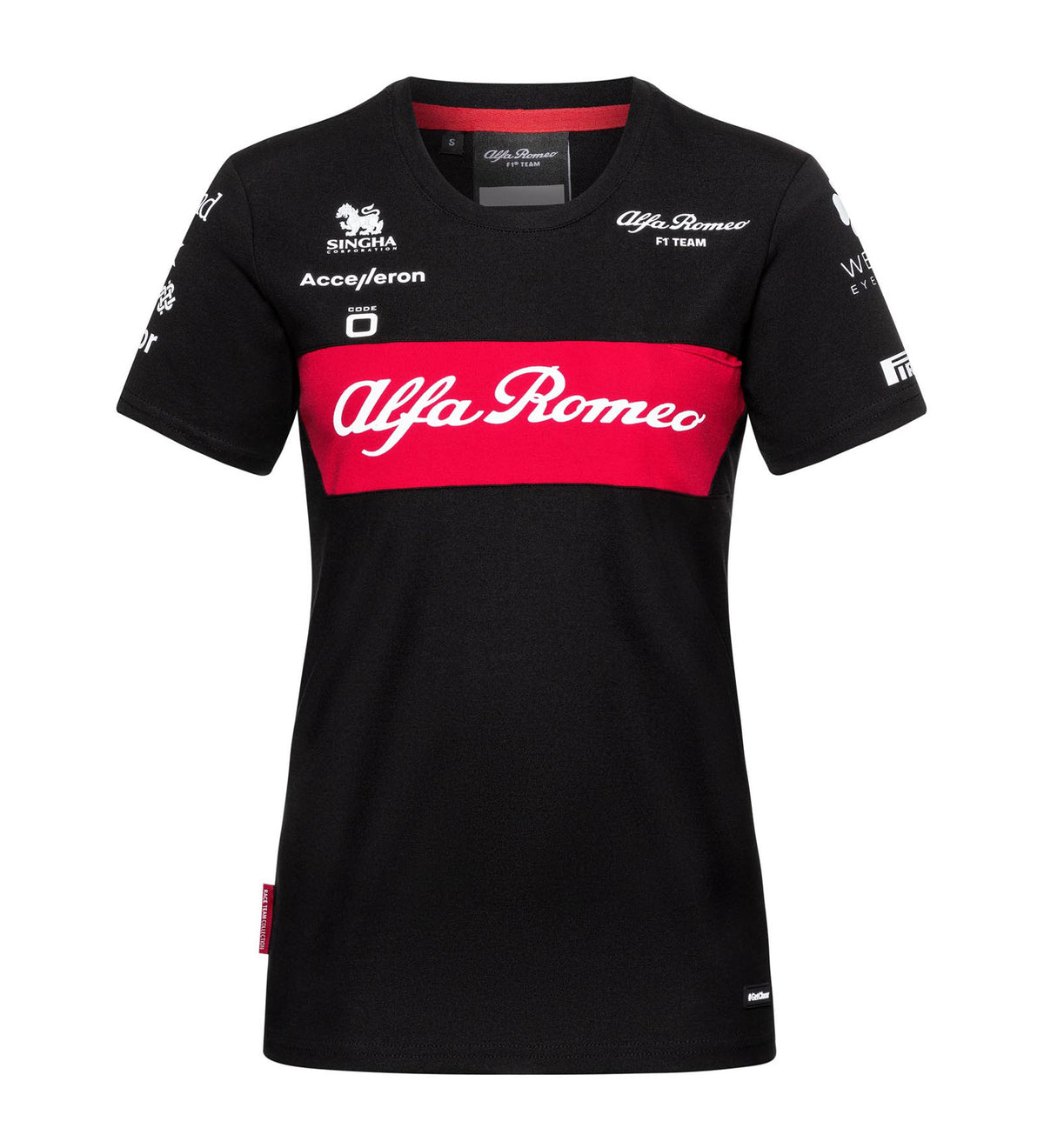 Tricou de echipă damă Alfa Romeo F1 Team negru
