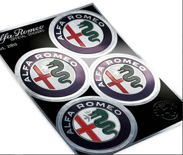 Coală de autocolante Alfa Romeo, 4 buc.