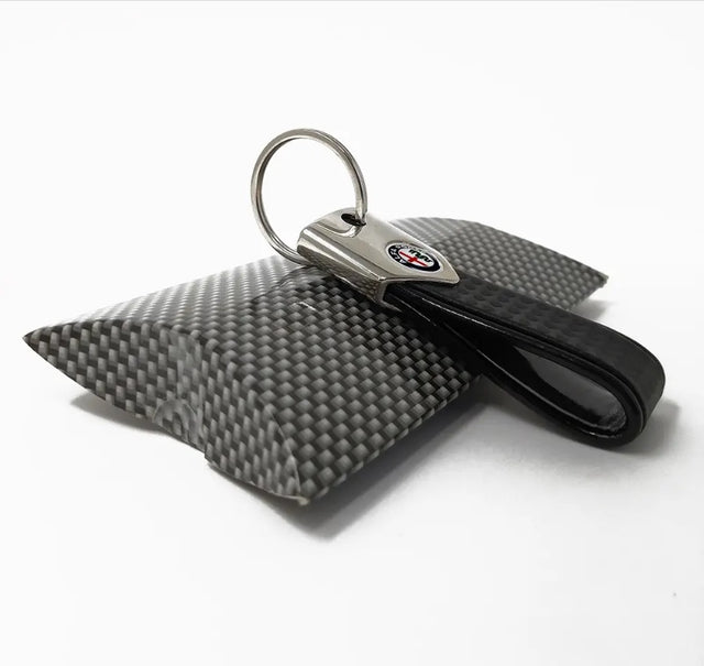 Alfa Romeo BAND keyring, carbon black