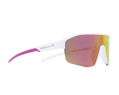 Ochelari de soare Red Bull Spect DUNDEE albi cu lentilă roșu-galbenă