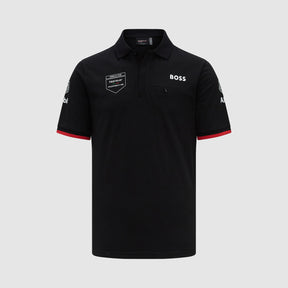 Tricou polo de echipă Porsche Motorsport Formula E negru