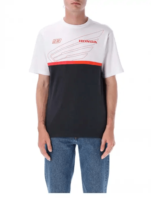 Tricou HRC Honda X Marc Marquez alb