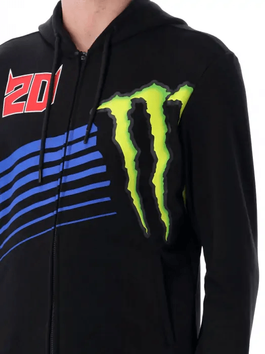 Hanorac Fabio Quartararo Yamaha MotoGP Monster Energy negru