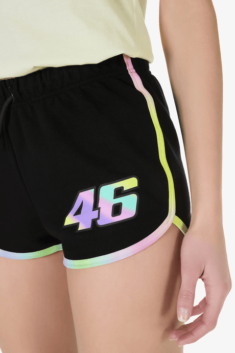 Pantaloni scurți damă Valentino Rossi negri
