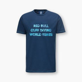 Red Bull Cliff Diving logo T-shirt blue