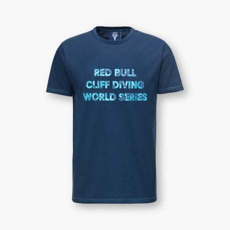 Tricou Red Bull Cliff Diving cu logo, albastru
