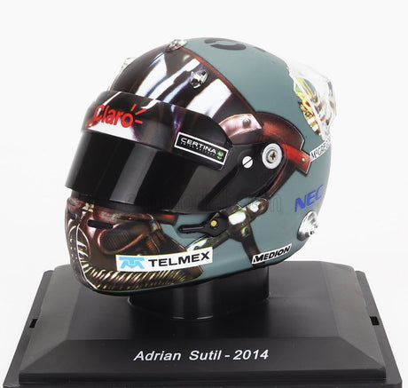 Machetă cască Spark Adrian Sutil 2014