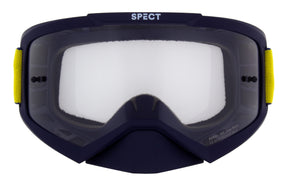 Ochelari de motocros Red Bull Spect EVAN albaștri cu lentile transparente