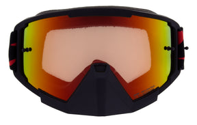 Red Bull Spect WHIP motocross goggles black with red-yellow lens