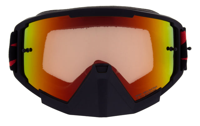 Red Bull Spect WHIP motocross goggles black with red-yellow lens