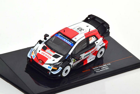 Machetă IXO Toyota Yaris WRC #33 1:43 – Rally Monza 2021, Evans/Martin